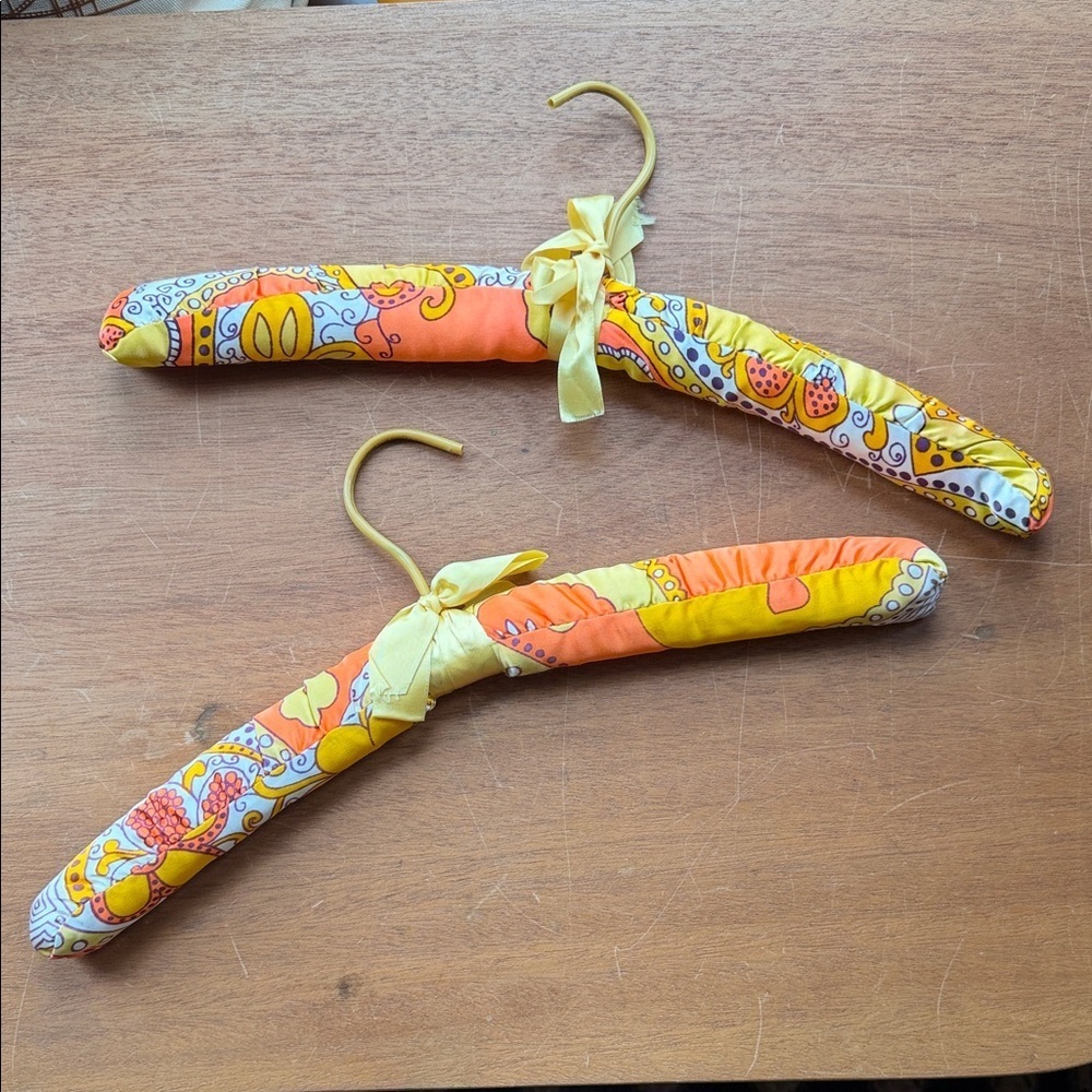 Vintage Satin Colorful Padded Hangers